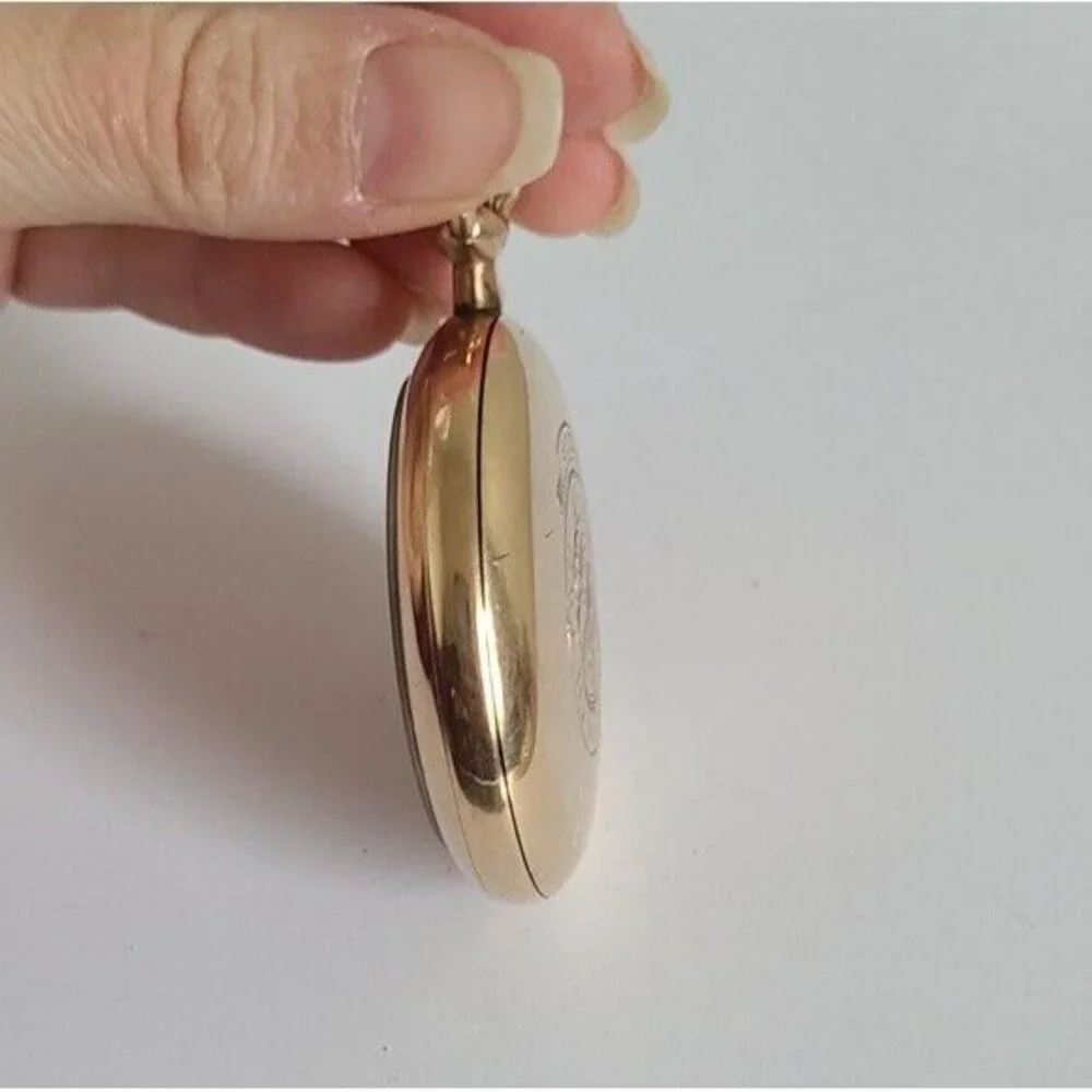 Antique Elgin 1920s Grade 387 Gold Filled Engraved Grandpa Core Pocket Watch - Picture 4 of 12